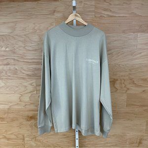 Men's Fear of God Essentials Long Sleeve Tee worn by Colby
